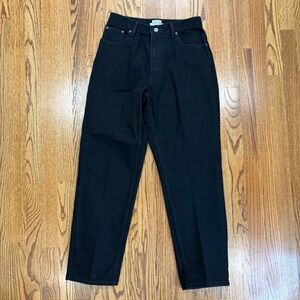 L.L. Bean Original/Relaxed Fit Black Durable Denim Jeans Pants (8P)